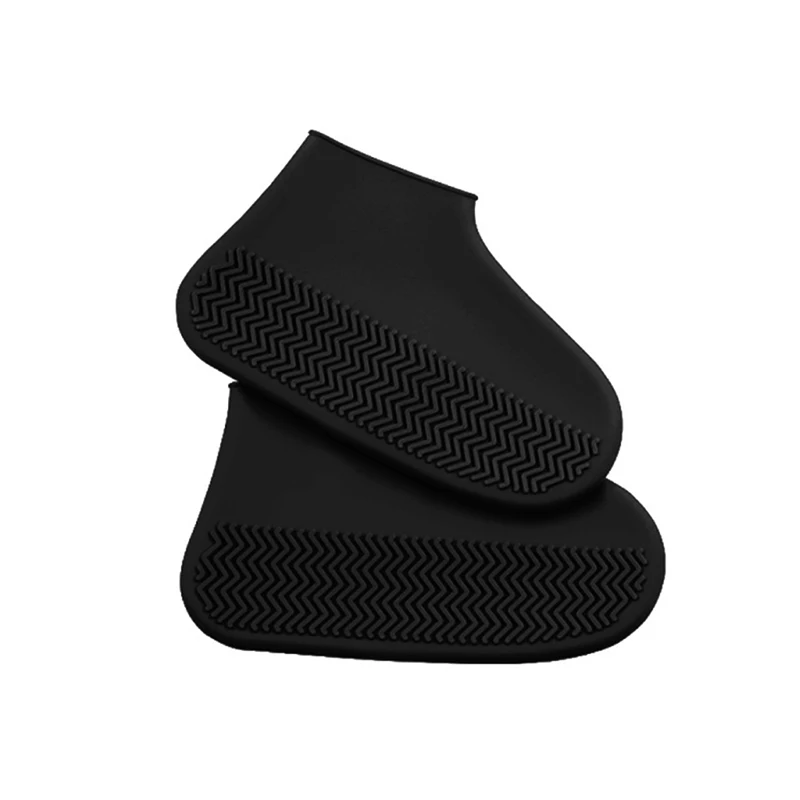 Adult Kids Waterproof Shoe Cover Silicone Material Unisex Shoes Protectors Rain Boots for Indoor Outdoor Rainy Days