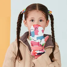 Детские лыжные перчатки, зимние теплые утолщенные перчатки