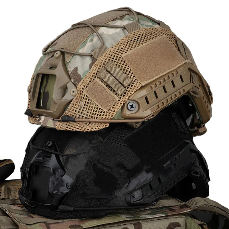 หมวกกันน็อกยุทธวิธีสำหรับ Fast MH PJ BJ หมวกนิรภัย Airsoft Paintball กองทัพหมวกกันน็อกอุปกรณ์เสริม CS Wargame ทหารอุปกรณ์การล่าสัตว์