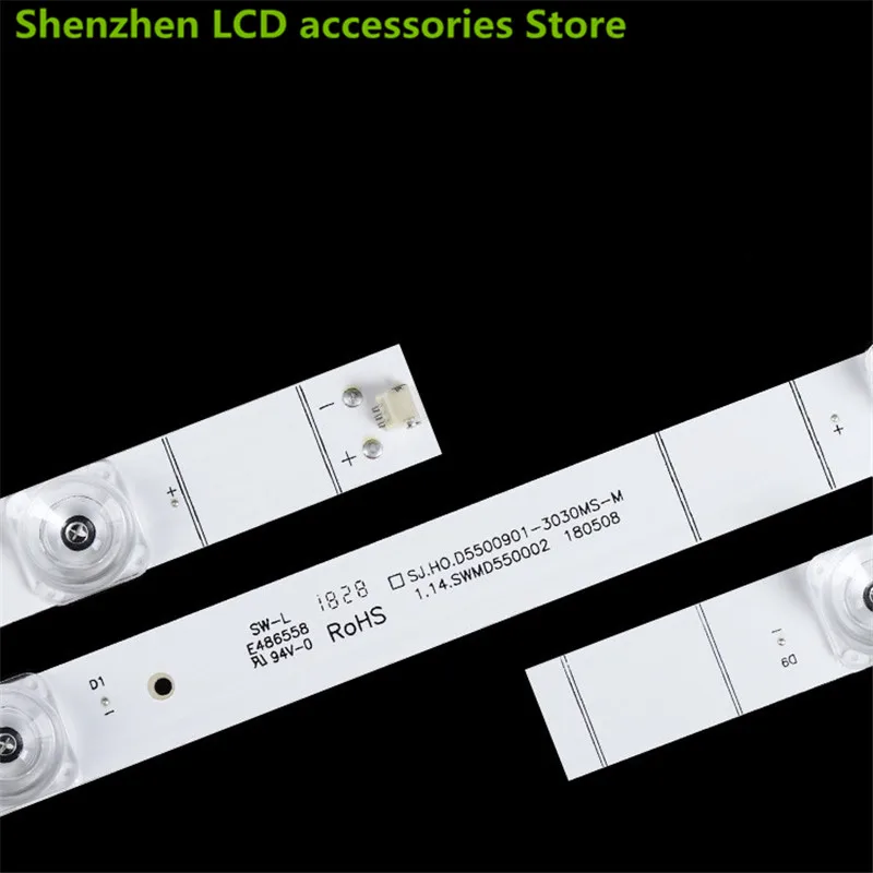 

Для Hisense HZ55A55 светильник bar HZ55A51 Light bar 180508 SJ.H0.D5500901-3030MS-M 3V 9LED 105,4 CM 100% NEW