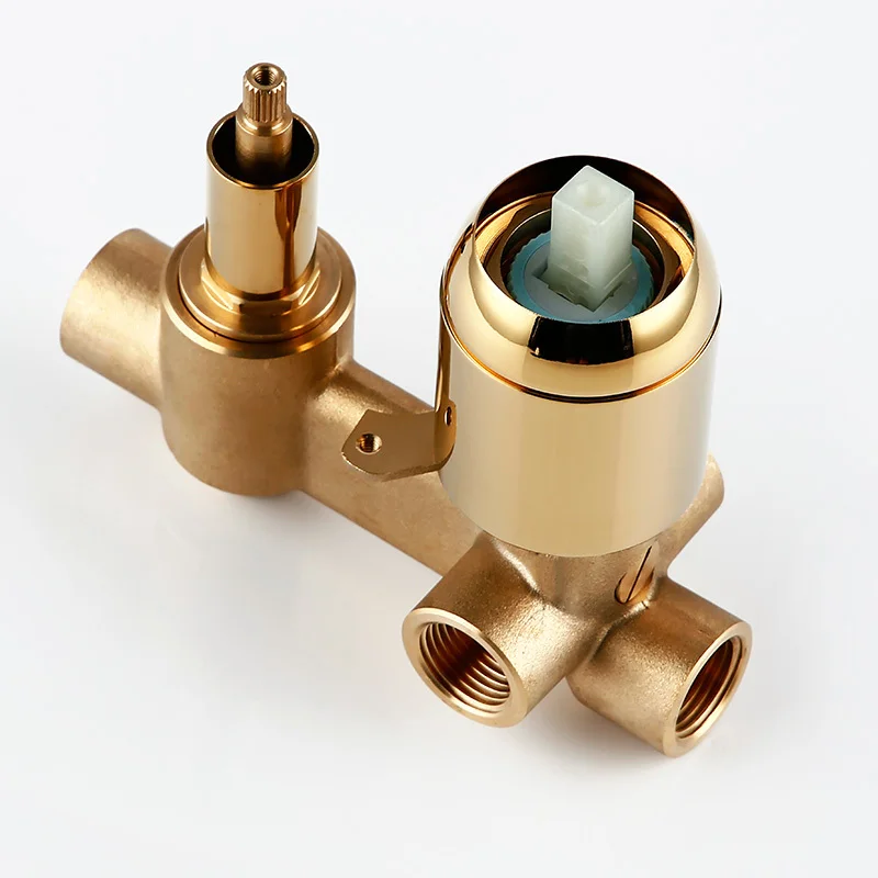 

Gold Solid Brass Bathroom Shower Set 8-16 inch Shower Head Faucet Wall Mounted Shower Arm Mixer Water Set