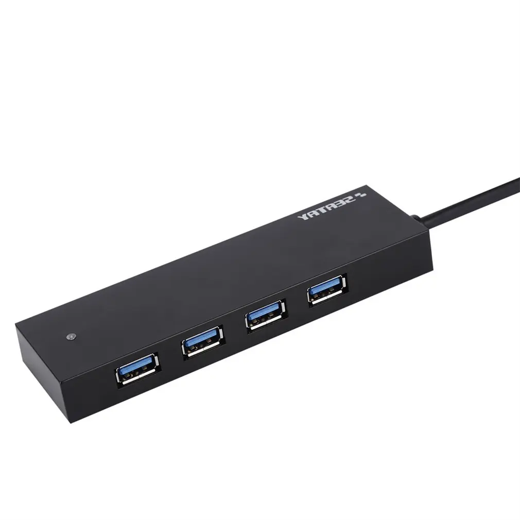 USB 3,0 концентратор Алюминий 4-Порты и разъёмы usb-хаб с 3.3ft USB 3,0 Удлинительный кабель Совместимость с ОС Windows