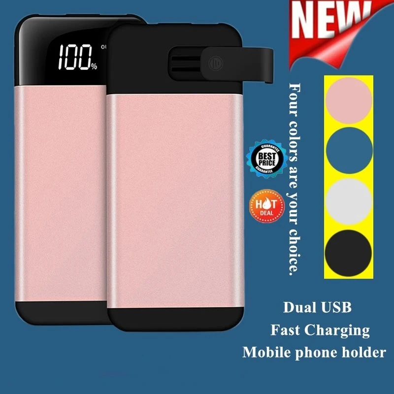 

Wireless Power Bank 30000mah Waterproof External Portable Battery Powerbank Batteri Charger Portabl LED LCD for Xiaomi Mi Iphone