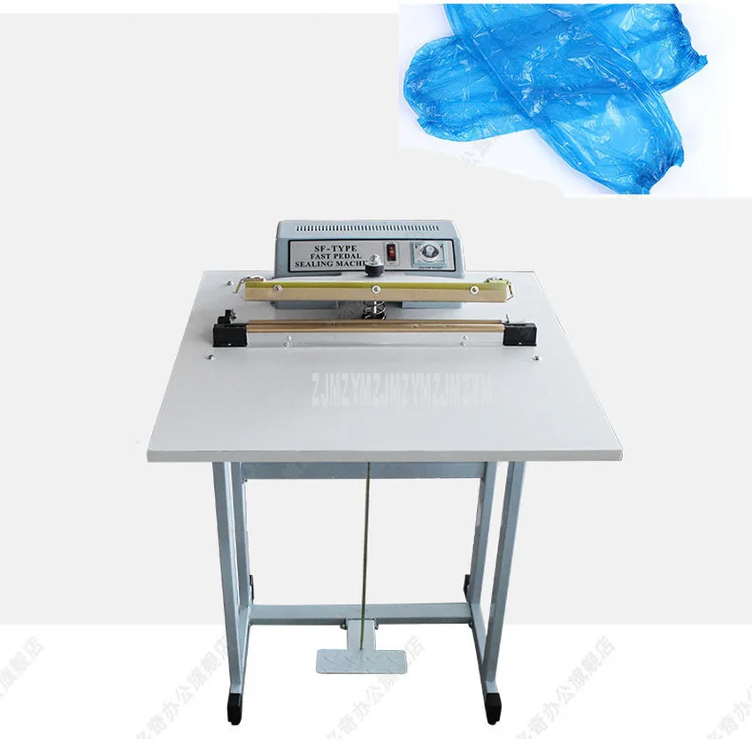 Length 40cm Sleeve Sealing Machine Plastic Wrap Sealer Shrinking Machine Foot Pedal Plastic Sleeve Sealing Making Machine SF-400
