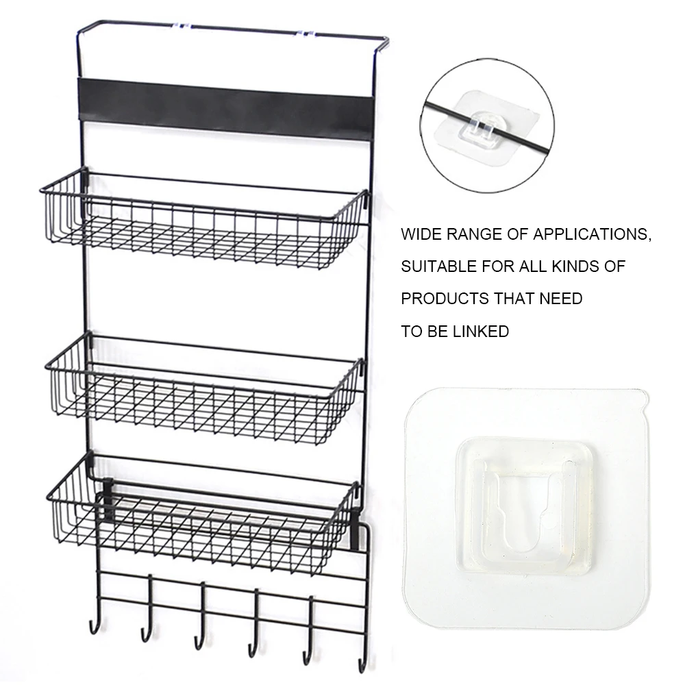 

Strong Adhesive Hook Transparent Sticky Mount Hanger hook Plastic Power Plug Socket Holder Wall Storage Hook kitchen accessories