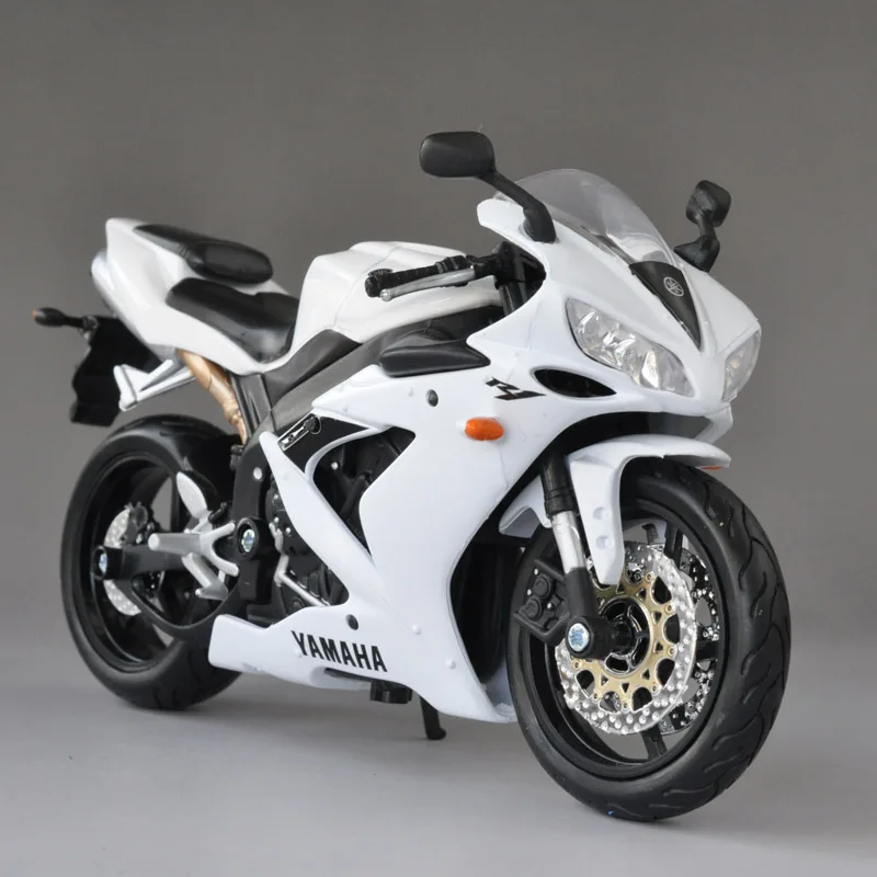 Литая модель мотоцикла игрушки Maisto 1:12 Yamaha YZF-R1 спортивный велосипед миниатюрная копия черный