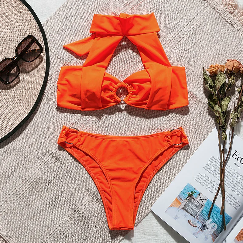 orange bathers