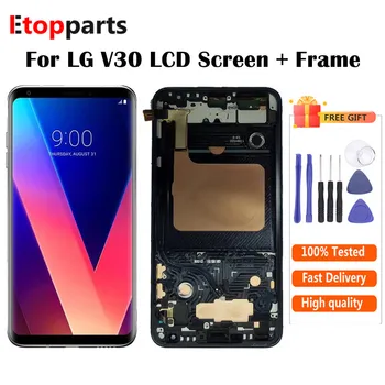 

Full LCD For LG V30 LCD Display Touch Screen Digitizer For LG V30 LCD Replacement Parts With Frame Free Shipping