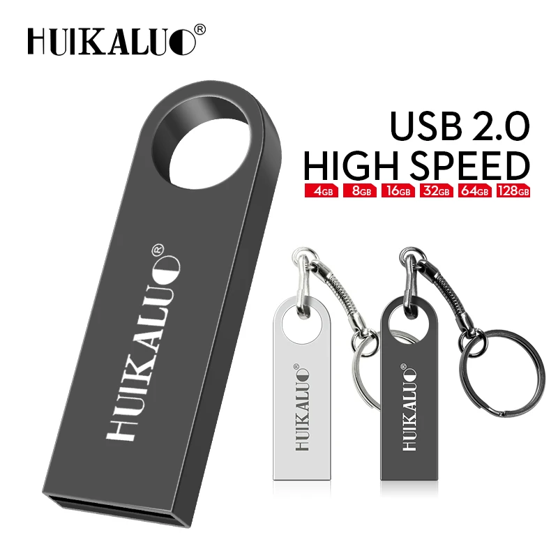 

With key ring USB Flash Drive 16GB Pendrive 32GB 64GB 128GB Pen Drive Flash USB Stick 8GB 4GB U Disk Storage Pen Driver cle usb