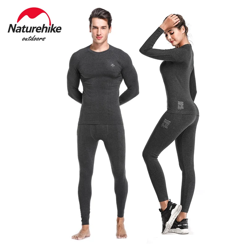 

Naturehike Skiing Underwear Set Winter Thermal Underwear Man and Woman Keep Warm Spontaneous Fever Sports Long Johns thick