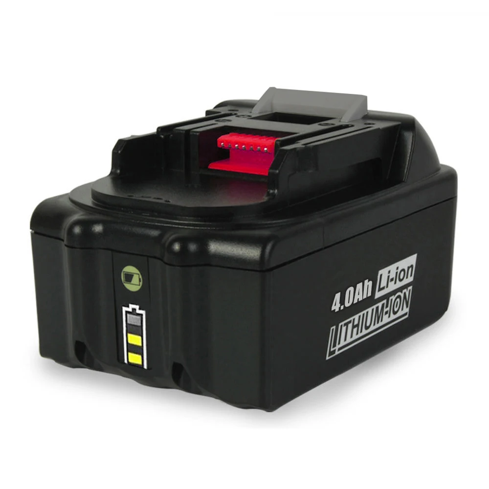 VANON для MAKITA BL1840 Li-ion 18 в 4000 мАч 4,0 Ач литий-ионная аккумуляторная батарея с светодиодный светильник BL1840B BL1830B