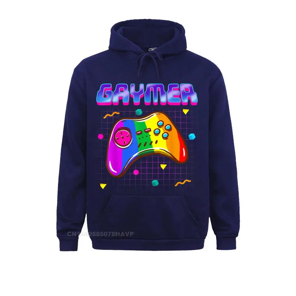 Gaymer Shirt LGBT Pride Gay 80s Gamer Rainbow Controller T-Shirt__732 Sweatshirts VALENTINE DAY Slim Fit Hoodies Long Sleeve 2021 Fashion Hoods Men Gaymer Shirt LGBT Pride Gay 80s Gamer Rainbow Controller T-Shirt__732navy