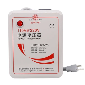 

TM111-3000VA Voltage Transformer 110V to 220V Suitable for US, JP, CA, MX