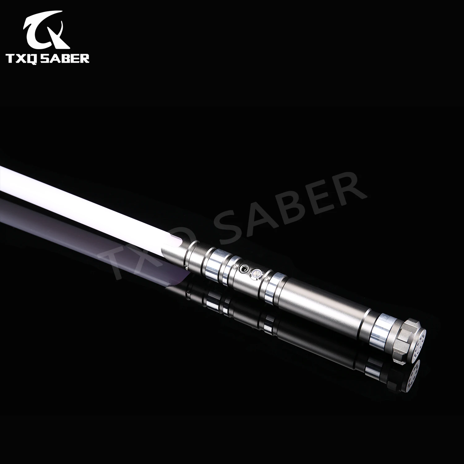 Sable de luz TXQsaber, hoja RGB de 1 pulgada, mango de Metal con sonido y luz LED, Force FX FOC Saber-TS012gray - 1