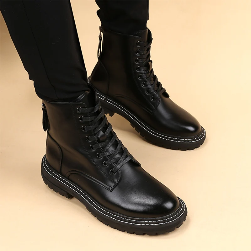 original leather boot streetwear 