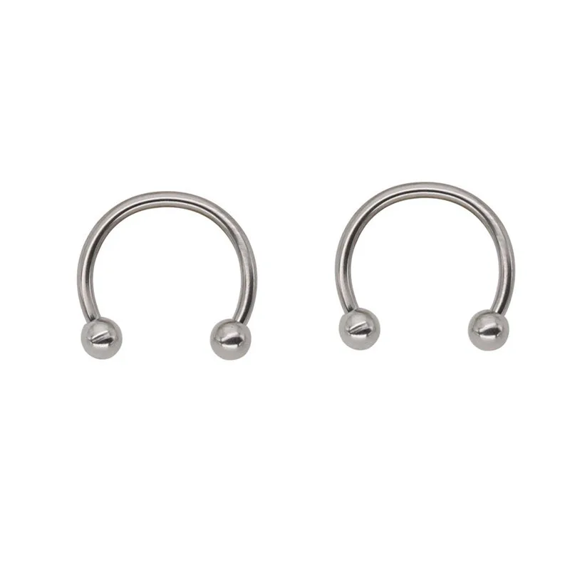

1Pair Fake Septum Medical Titanium Nose Ring Silver Gold Body Clip Hoop For Women Septum Piercing Clip Jewelry Gift