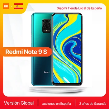 

Global Version Xiaomi Redmi Note 9 S 64GB 128GB Smartphone Note 9S Qualcomm Snapdragon 720G 6.67 ''FHD DotDisplay 5020mAh 18W FC