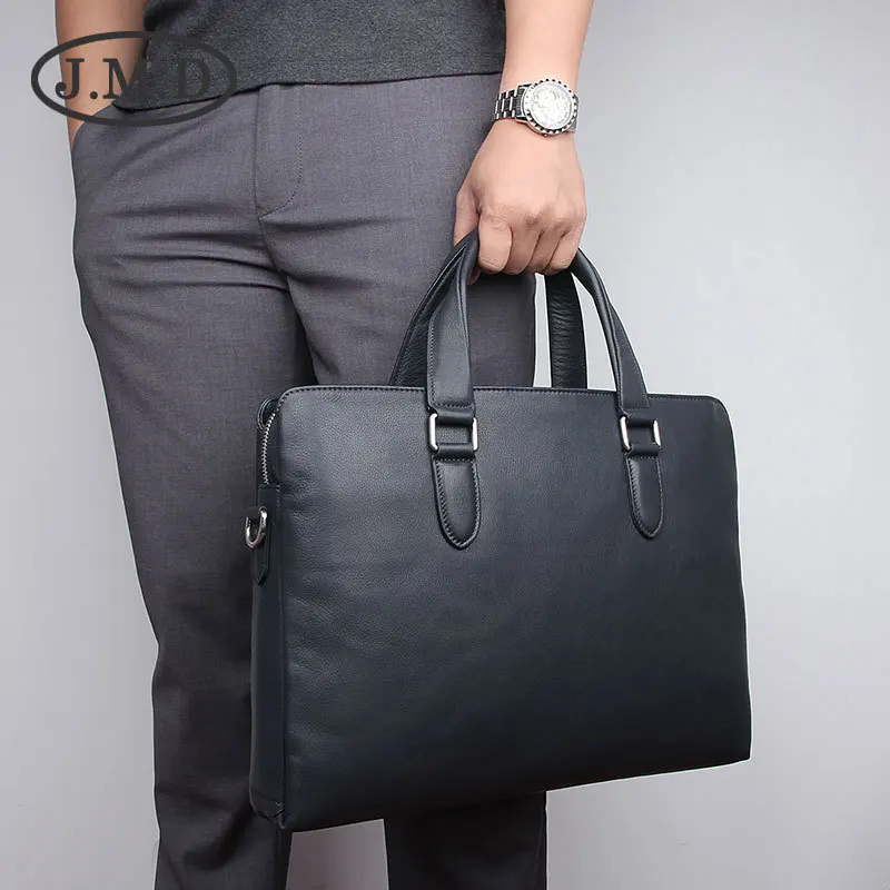

J.M.D Genuine Leather Bag Men Business Briefcase Handbag Men's Portfolio Designer Male Bag