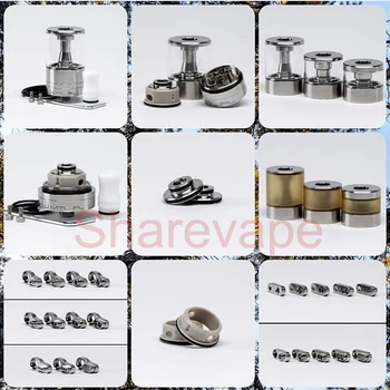 

Sharevape Dvarw MTL FL 22mm RTA polished clear bellcap top cap 22mm 2ml /3.5ml/5ml vape tank