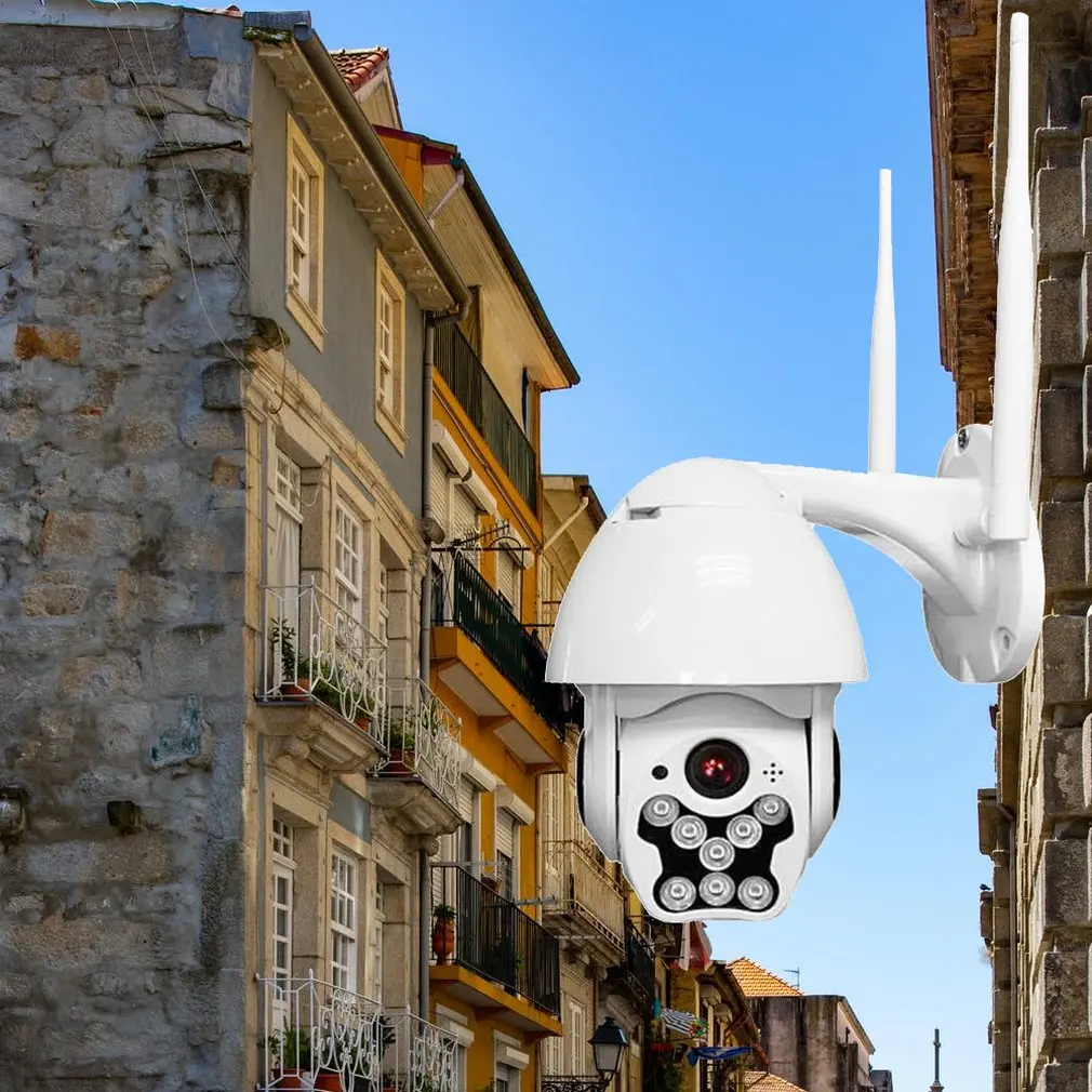 8 светодиодный уличный водонепроницаемый беспроводной Wifi камера безопасности 360 градусов вращение шариковая машина сетевая камера наблюдения 720/1080P