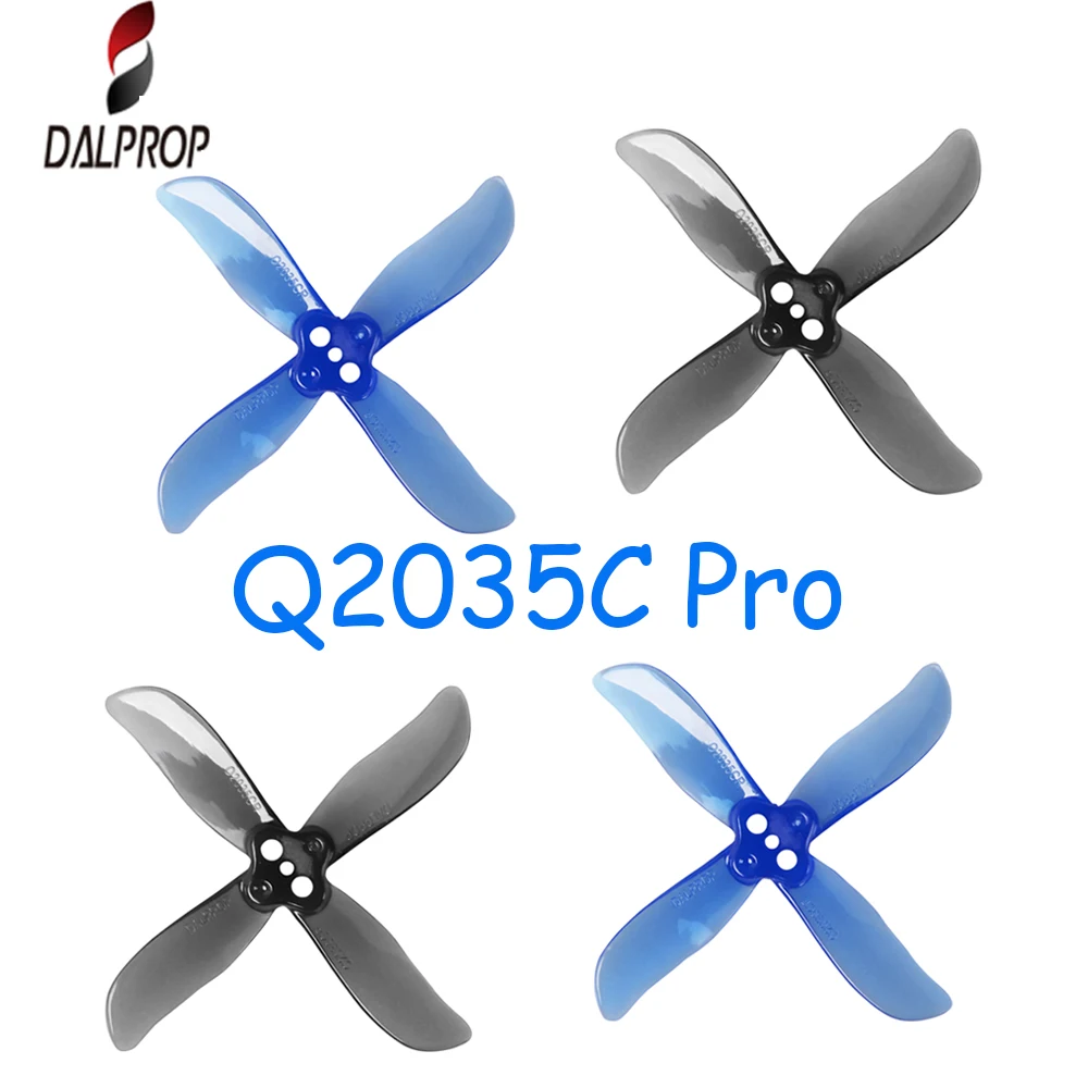 8 пар DALPROP CYCLONE 2 дюймовый Q2035C Pro 2035 4 Лопастной Пропеллер CW CCW для RC Cine Whoop Drone FPV
