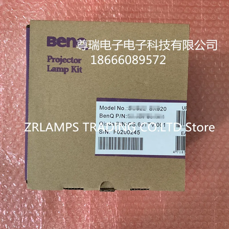 Nueva lámpara/bombilla Original para proyector con carcasa OEM 5j.j9m05.001/ P-VIP 240/0.8 E20.9n con carcasa para W1300