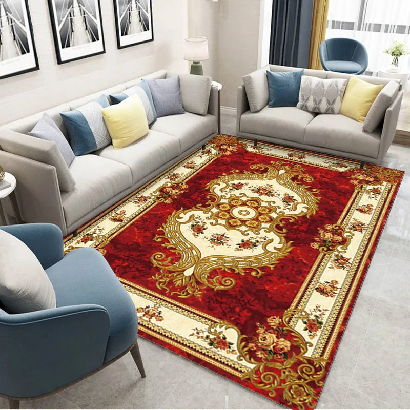 Европейский классический персидский художественный ковер для гостиной спальни Противоскользящий коврик для пола модные кухонные ковры, коврики - Цвет: 07