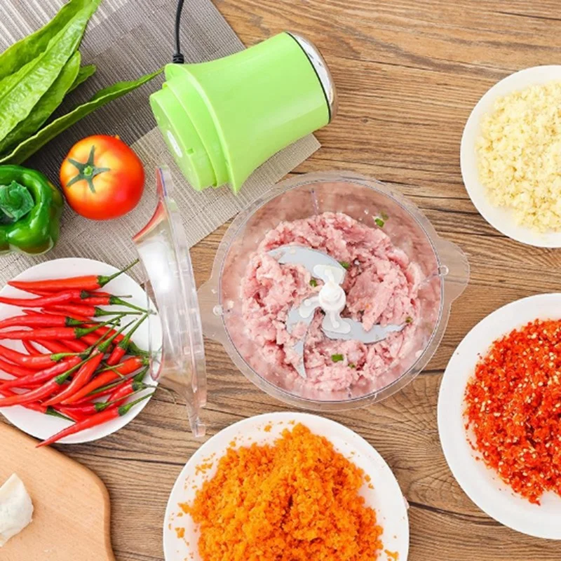 Электрическая миска, мясорубка для мяса, овощей, фруктов и орехов ...