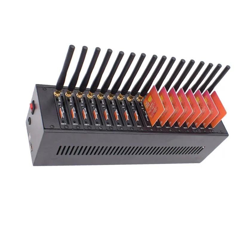 4G LTE Bulk SMS Gateway Device Modem 16 sim card slots GSM/GPRS 16 port