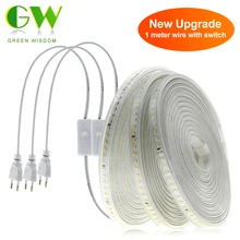 220 В светодиодный светильник, высокая яркость, высокая безопасность, гибкий светодиодный светильник с европейской вилкой для сада, открытый водонепроницаемый ландшафтный светильник ing