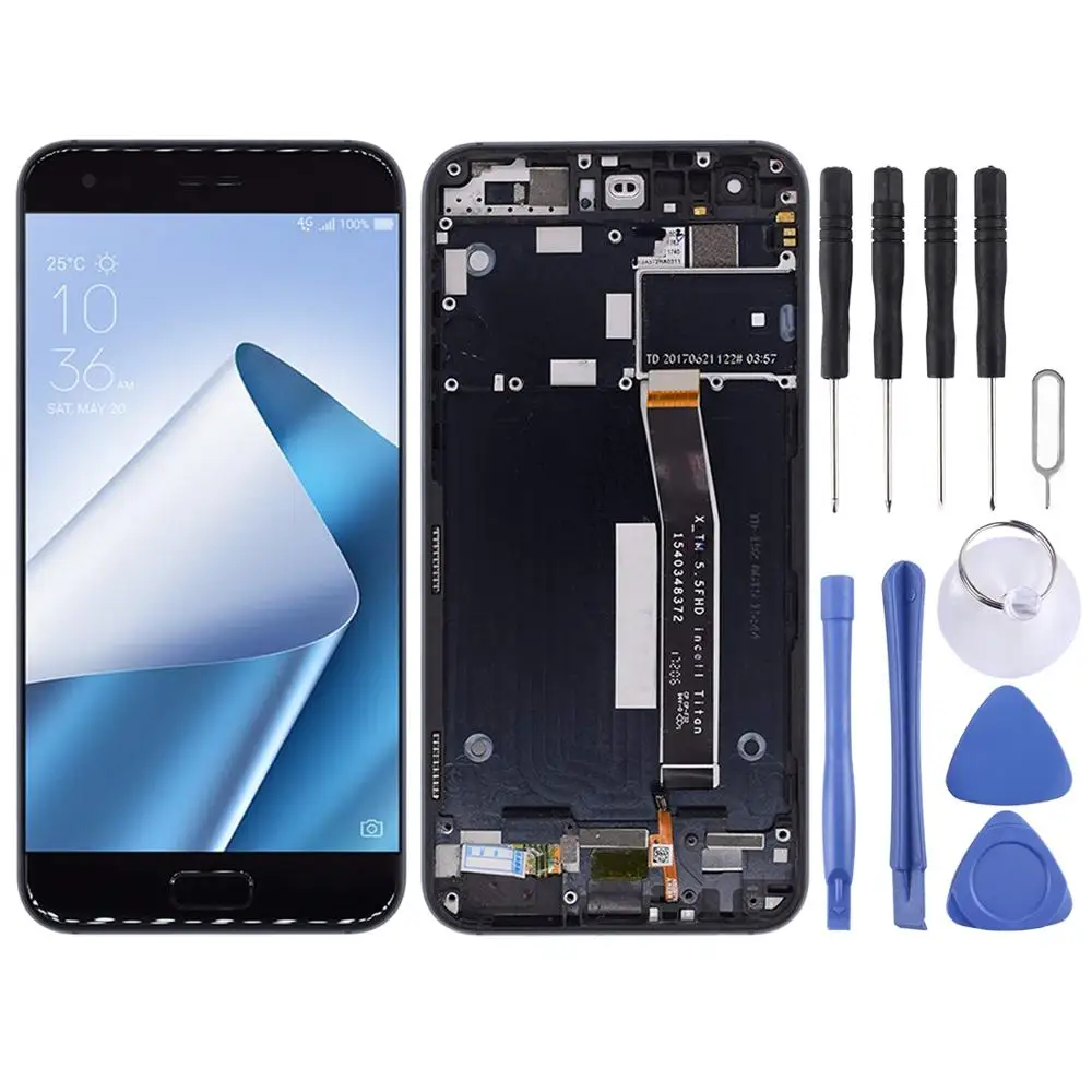 LCD Screen and Digitizer Full Assembly with Frame for Asus ZenFone 4 ZE554KL Z01KDA Z01KD Z01KS | Мобильные телефоны и