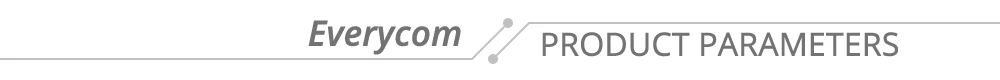 Product parameters
