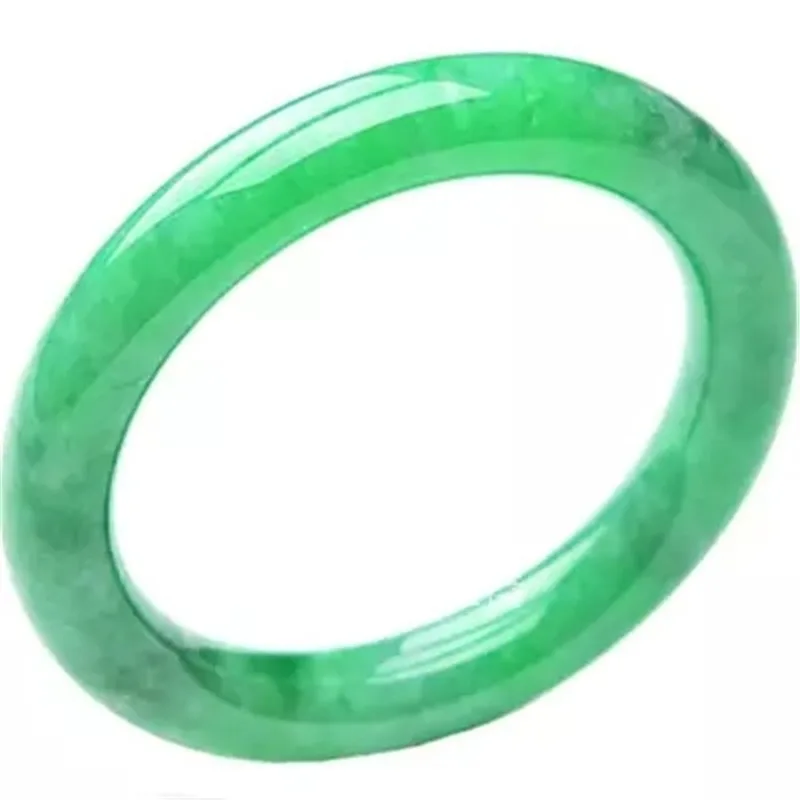 

Natural Green Jade Bracelet Bangle for Women Hand-Carved Bangles Lady Jewelry Party Charm Bracelet Fashion Accessories