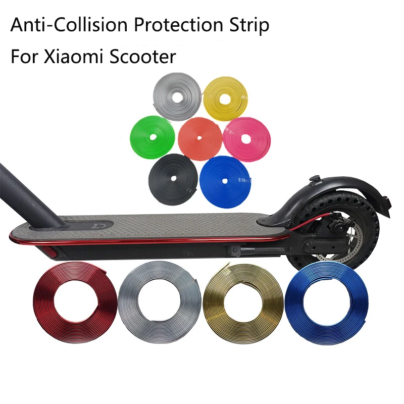 Anti-Collision Protection Strip 2M For Xiaomi Mijia M365 Scooter Skateboard Body Bumper Scratchproof Scratch Resistant Strips | Спорт и