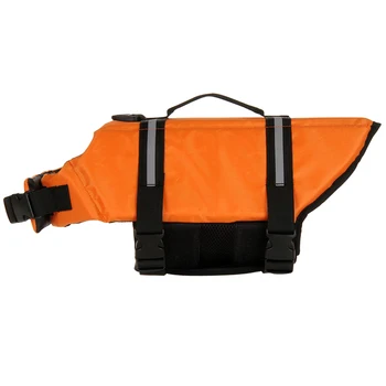 

Reflective Vest Boating Magic Stick With Handle Oxford Cloth Swimming Pool Dog Life Jacket Beach Water Safety Adjustable Size