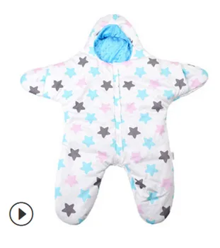 

PUDCOCO Cute Baby Sleeping Bag Star Strollers Warm Soft Bed Blanket Swaddle Winter Baby Sleep Sack