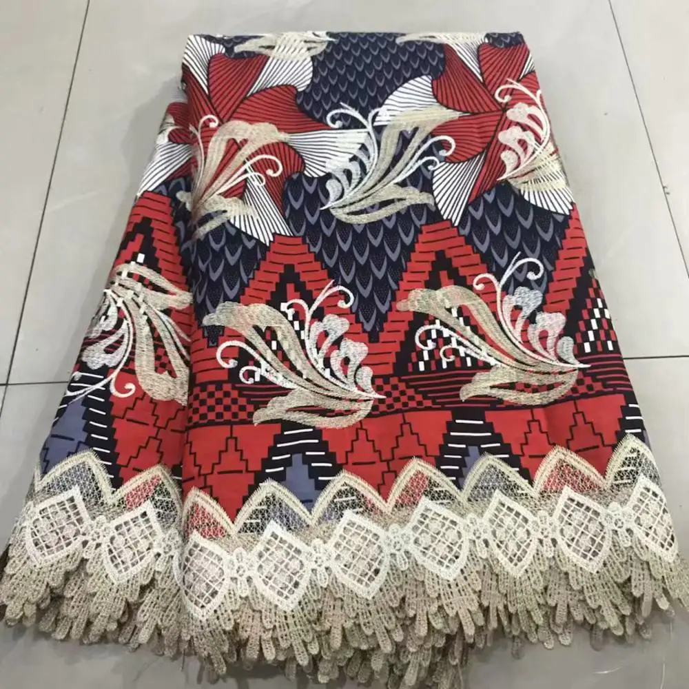 Хлопковые восковые кружева ткань материалы Африканский Воск кружева настоящий голландский воск Настоящие Восковые принты кружева ткани для нигерийских Платьев S