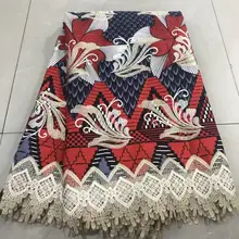 Хлопковые восковые кружева ткань материалы Африканский Воск кружева настоящий голландский воск Настоящие Восковые принты кружева ткани для нигерийских Платьев S