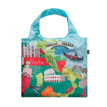 

25PCS / LOT Foldable Shopping Bag One Shoulder Fashion Travel Convenient Environmentally Shopping Bag Storage Bag
