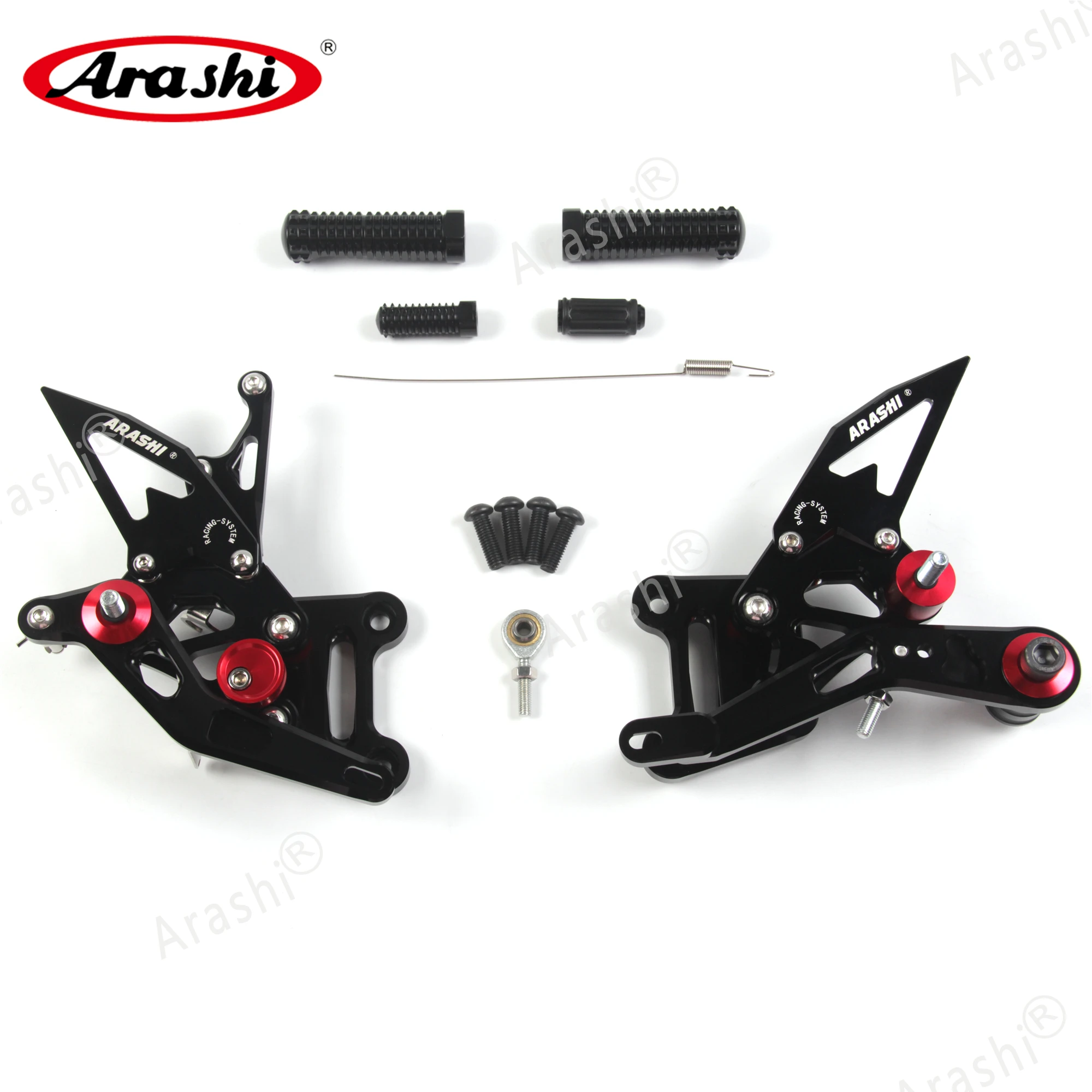 Регулируемая подставка для ног Arashi Rider SUZUKI GSX R 1000 2017 2018 2019 CNC подножки GSXR1000 GSXR