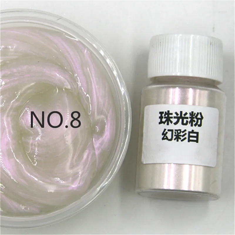 Diy Handmade Pearlescent Mica Powder Epoxy Resin Dye Pearl Pigment Resin Glue Pigments Material Crystal Mold
