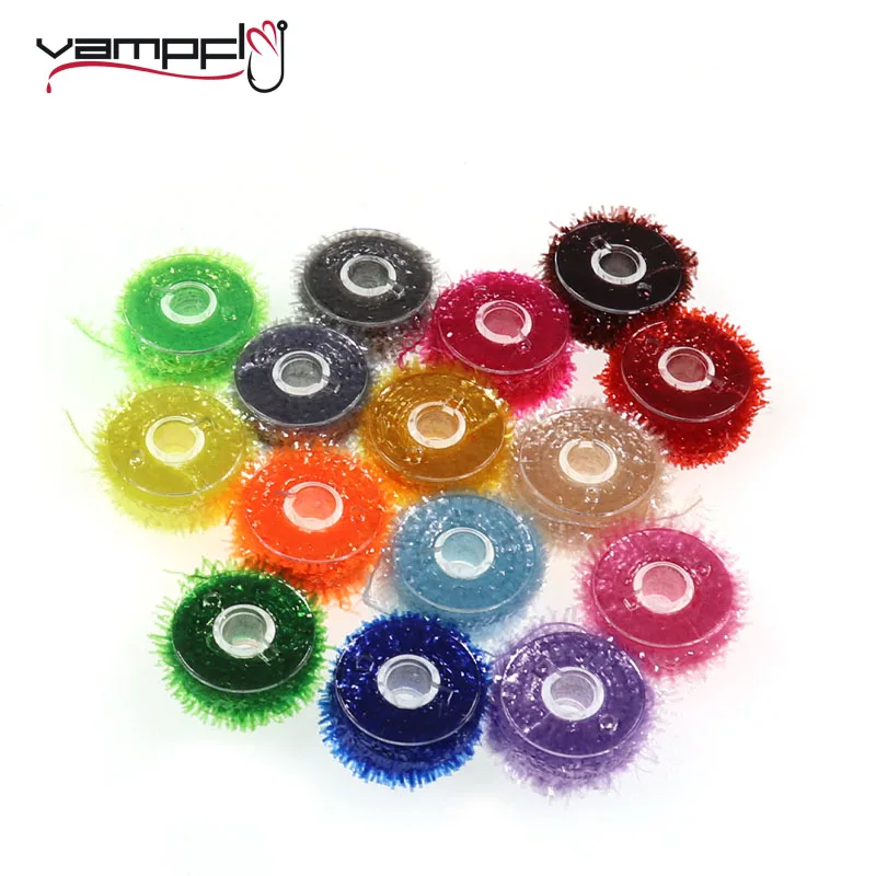 10 Pezzi Set/15 Pezzi Set Pesca A Mosca Legare Ghiaccio Ciniglia Streamer Fly Marabou Jig Ice Jig Fly Legando Materiale