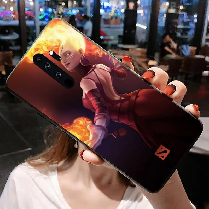 dota 2 Phone Case for Redmi Note 9 8 8T 8A 7 6 6A Go Pro Max Redmi 9 K20 K30 Pro xiaomi leather case chain Cases For Xiaomi