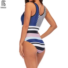 Manoswe, женский сексуальный цельный купальник, в полоску, пуш-ап, купальник, монокини, купальный костюм, летняя пляжная одежда, купальный костюм, хит, женский
