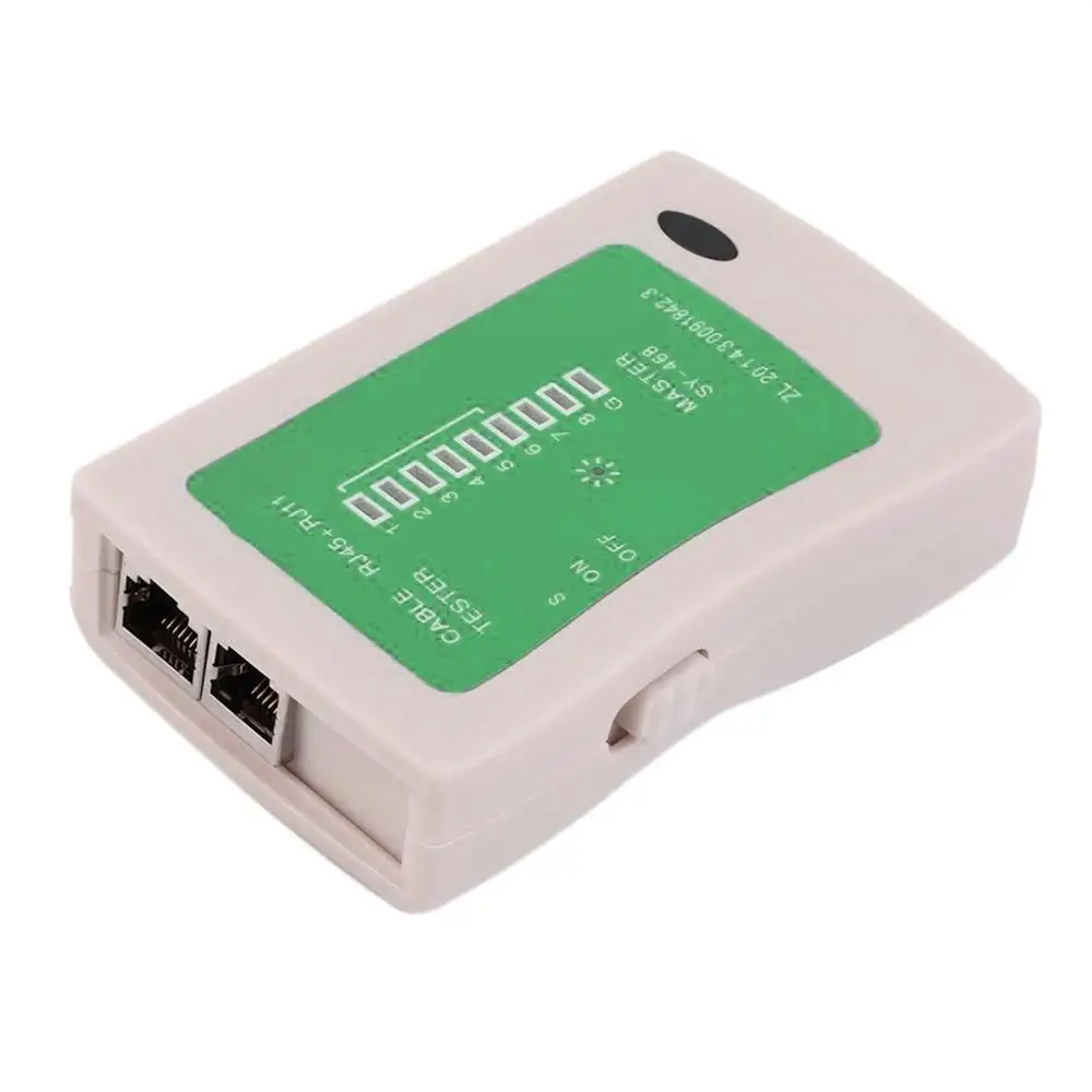 Профессиональный RJ45 RJ11 RJ12 CAT5 модульный коннектор для неэкранированной витой сети LAN кабель USB, тестер детектор средство для Удаленной Проверки сетевое оборудование инструмент