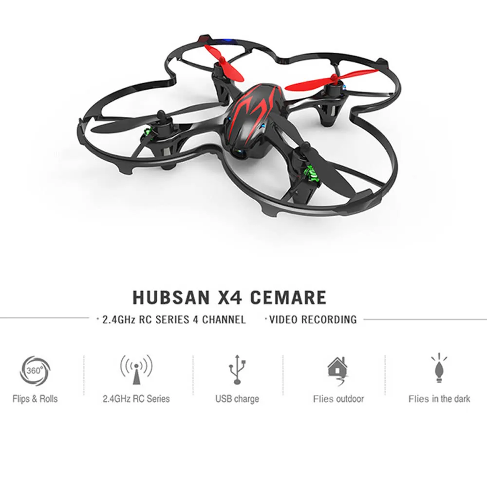 Hubsan X4 H107C 2,4G 4CH RC RTF Квадрокоптер W/0.3MP Камера режим 1