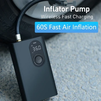 

Portable Wireless Air Pump Electric Air Compressor Inflatable Pump with LED Light,For Car Motorcycle Bicycle