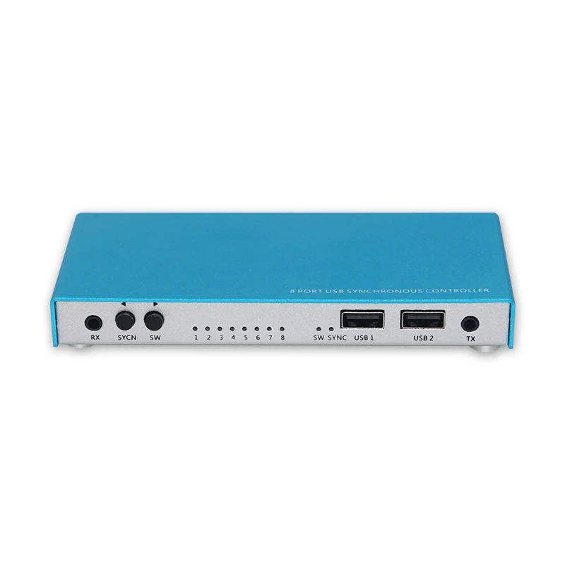 

8 Port Synchronizer Usb Keyboard Mouse Synchronous Controller For Multiple Pc Game Control