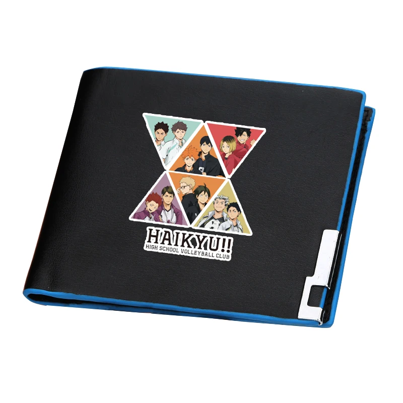 Haikyuu Karasuno VBC кошелек из искусственной кожи короткие женские кошельки брендовая