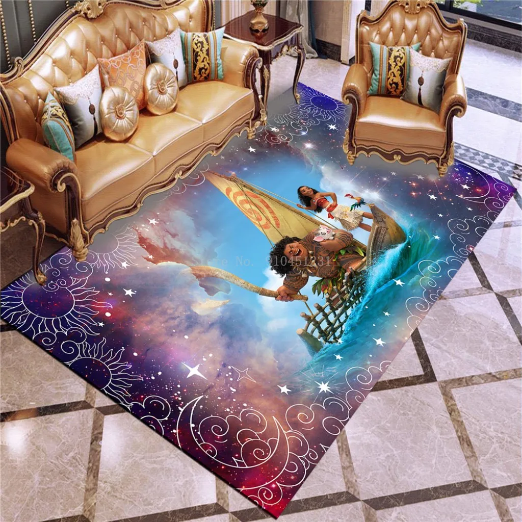 Trek ketting stromen Disney Movie Moana Paly Mat Kruipen Tapijt Kinderen Slaapkamer Woonkamer  Entree Deurmat Home Decor Kids Jongens Meisjes Non slip Tapijt|Tapijt| -  AliExpress